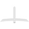 Ekena Millwork Bellingham Architectural Grade PVC Gable Bracket, 84"W x 45 1/2"H x 4"D x 6"F, 13/12 Pitch GBP084X46X0406BEL00 - alternate 4